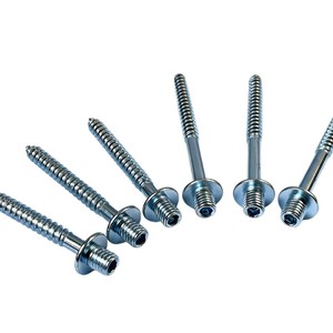 Flanged Hex Carbon Steel <b>Screws</b> 14x70 Zinc Plated For Wood Construction Industry - Product Image 3