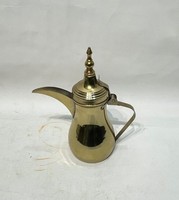 Carafe à café et à thé arabe manuelle en acier inoxydable, style Dallah classique traditionnel du Moyen-Orient, pour usage hôtelier