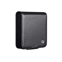 2025 QIALINO Offre Spéciale mode nouveau portefeuille magnétique en cuir pour Samsung Galaxy Flip 7