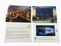Carte d'affichage vidéo numérique HD LCD personnalisée Brochure Promotion commerciale livre vidéo publicitaire 2.4 2.8 4.3 5 7 10 pouces papier écran