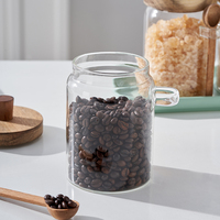 Bocaux en verre hermétiques de qualité fiable pour le stockage des aliments avec couvercles à vis sans BPA, compatibles lave-vaisselle, capacité de 690 ml