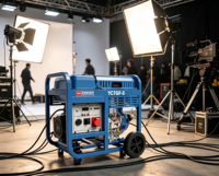 7kW Yuchai Schallgedämpfter Dieselgenerator Einphasig Dreiphasig 230V 400V Tragbar 1800 U/min Elektrostart Offener Rahmen 8kW Max Leistung