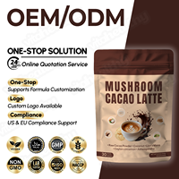 Vitahealthy OEM/ODM Poudre de Cacao au Champignon de Haute Qualité en Gros, Mélange de Cacao Brut, Noix de Coco et Cannelle de Ceylan pour Latte