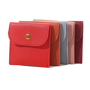 Bolsa Pequeña Personalizada de Cuero Sintético con Cierre de Botón Metálico para Joyería, Tarjetas de Visita, Tarjetas de Crédito, Sobres y Embalaje - Product Image 6