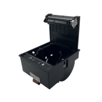 Panneau intégré 80mm Auto Cutter Imprimante de reçus thermique avec USB + RS232 Bill Printing Machine Papier d'étiquette thermique compatible