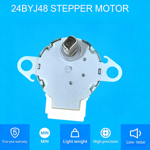 <span class=keywords><strong>Moteur</strong></span> <span class=keywords><strong>pas</strong></span> <span class=keywords><strong>à</strong></span> <span class=keywords><strong>pas</strong></span> <span class=keywords><strong>à</strong></span> réduction de vitesse <span class=keywords><strong>à</strong></span> engrenages PM populaire Unipolar 24BYJ48 NEMA 11 DC12V 1/64 100mN.m pour ventilateur de sol - Product Image 1