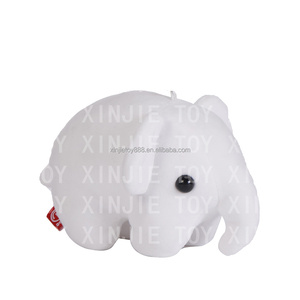 Peluche d'éléphant bébé en coton PP, personnalisable, très vendue, peluche d'éléphant bébé blanche - Product Image 5