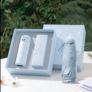 Smiley Sunny Sky Insulated Mug 350ml Light Blue Flip Lid Gift For Outdoor Travel - Product Image 5