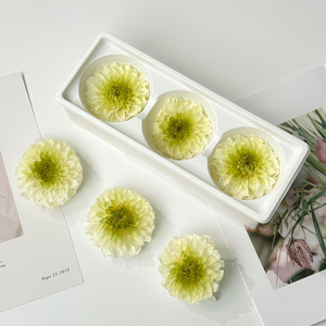 ดอกไม้ธรรมชาติแท้ที่เก็บรักษาไว้แห้งกุหลาบประดิษฐ์นิรันดร์นิรันดร์ดอกไม้ดอกรักเร่สำหรับช่อดอกไม้ของขวัญวาเลนไทน์ - Product Image 2