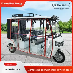 Produttore elettrico giro turistico 9 posti bus navetta veicoli di accoglienza per gli alberghi visione immobiliare ottimale - Product Image 3