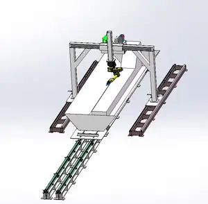 Equipamento de solda mig manipulador automático com braço robótico e mesa