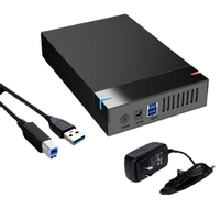 Boîtier externe portable pour disque dur/SSD SATA vers USB 3.0, 3,5 pouces, en plastique ABS, 5 Gbps, installation sans outil pour ordinateur