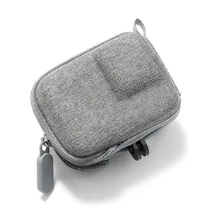 GoPro Hero 9灰色迷你保护袋手提箱，半开口支撑连接三脚架/单脚架