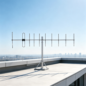 Antenne Yagi directionnelle 235 MHz 220 MHz 18 dBi, antenne extérieure double bande 220 MHz, antenne sans fil omnidirectionnelle à 10 éléments pour communication - Product Image 1