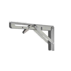 Stainless Steel Folding Shelf <b>Bracket</b> Wall Mounted Support For Cabinet Doors Modern Simple Design Durable Load Bearing - Product Image 3