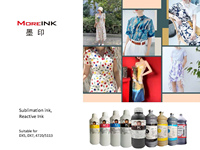 Encre pigmentée Moreink, encre à sublimation pour imprimante textile numérique avec papier transfert thermique