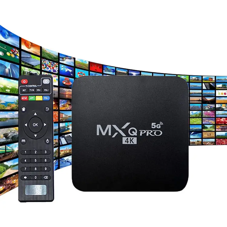 Mx Q Pro 4k 5g 128g Android Tv Box Android 10 2.4 Wifi Cromecast Media Player Iptv Tv Box