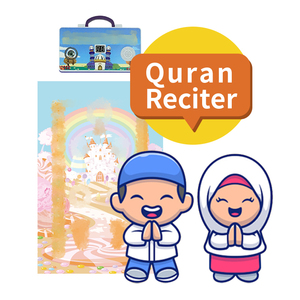 SAJADAH K20 nouveau ramadan sur le thème éducatif Portable musulman coffret cadeau enfants parlant coran <span class=keywords><strong>tapis</strong></span> <span class=keywords><strong>de</strong></span> prière <span class=keywords><strong>interactif</strong></span> intelligent - Product Image 3