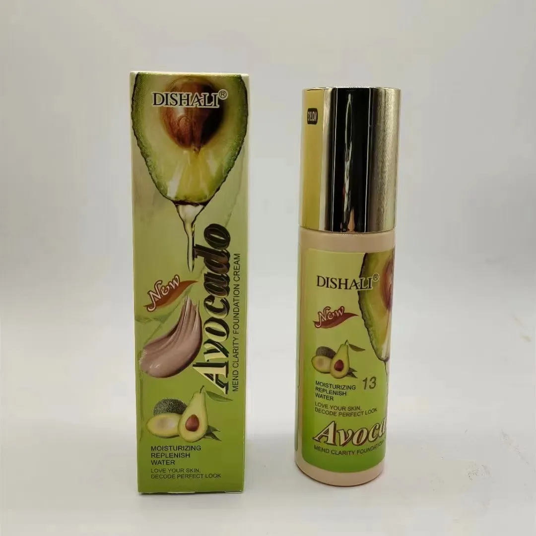 OEM wholesale beauty face cosmetic new long lasting moisturizing replenish water avocado mend clarity foundation cream