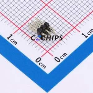 HX PZ1.27-2x3P ZZ Pin Header Through hole Component (THT),P=1.27mm Connector 2x3P 1.27mm 1.27mm Pin Header - Product Image 2