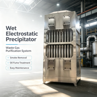 Nuevo Precipitador Electrostático Húmedo WESP, Unidad Industrial para Horno de Vidrio, Sistema de Captura de Partículas Condensables Submicrónicas