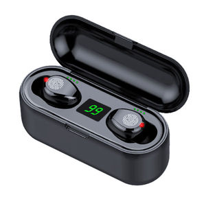 Écouteurs Sans Fil F9 TWS avec Boîtier de Charge Étanche Power Bank 2000mAh et Affichage LED, Casque Stéréo Intra-Auriculaire - Product Image 2