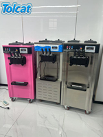 Fabrieks prijs professionele automatische commerciële zachte industriële ijsmachine 3-smaken ijsmachine