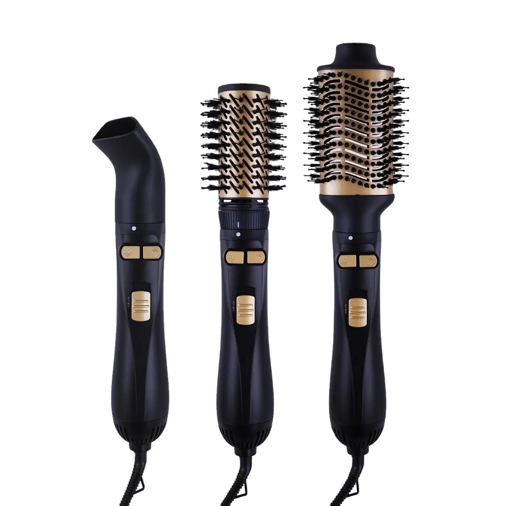 3-in-1 Professional Round Electric Hair Rotating Blow One step Dryer Brush Portable Air Comb Hot Air Brush