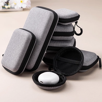 Sac de rangement pour câble numérique pour écouteurs de voyage EVA personnalisé accessoires de transport organisateur de câble de données étui de transport pour chargeur USB