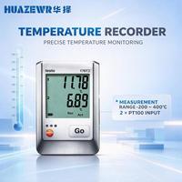 Perekam Data Suhu Termokopel Testo 176 T3 T4 4 Kanal dengan Tipe K T J untuk Penyimpanan Farmasi Rantai Dingin