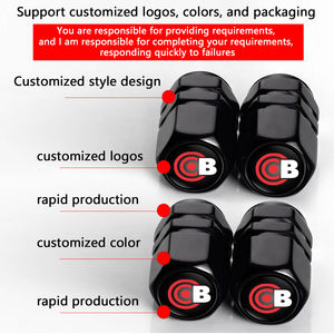 Bouchons de <span class=keywords><strong>valve</strong></span> de <span class=keywords><strong>pneu</strong></span> en alliage d'aluminium avec logo personnalisé pour valves Schrader, 3 couleurs disponibles, nouvelle qualité supérieure, rénovation/amélioration pour tous - Product Image 5