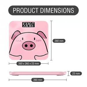 Pèse-personne intelligent en forme de cochon mignon, rechargeable, Bluetooth, moniteur de santé, <span class=keywords><strong>balance</strong></span> numérique précise, <span class=keywords><strong>balance</strong></span> électronique esthétique - Product Image 3