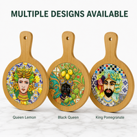 Vente en gros OEM Plaque de cuisson en céramique 3D dorée en relief motif bambou 19x27cm, design personnalisé, résistante à la chaleur, dessous de plat, cadeau souvenir