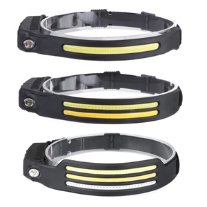 <span class=keywords><strong>Lampe</strong></span> <span class=keywords><strong>frontale</strong></span> LED tactique <span class=keywords><strong>rechargeable</strong></span> en silicone, portable, <span class=keywords><strong>à</strong></span> induction COB, pour la <span class=keywords><strong>course</strong></span>, l'escalade et le travail - Product Image 1
