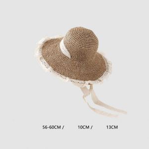 Nueva Colección de Sombreros de Visera de Papel para Mujer, Sombrero de Sol de Ala Ancha para Verano, Playa, Deportes al Aire Libre y Viajes - Product Image 3