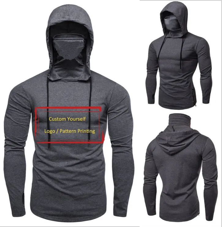 Custom Wholesale Men's Hoodies Sweatshirts Winter Long-sleeved Workout Clothes Men's Hoodies Sweatshirts