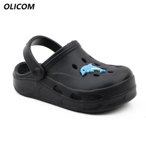 OLICOM Zoccoli <span class=keywords><strong>per</strong></span> Bambini con Logo Personalizzato, Scarpe in EVA Traspiranti, Morbide, Comode, Antiscivolo, Leggere, Sandali Estivi da Spiaggia - Product Image 4