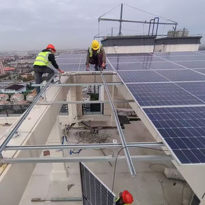 Usine HDG acier U C canal sol <span class=keywords><strong>toit</strong></span> <span class=keywords><strong>plat</strong></span> montage <span class=keywords><strong>support</strong></span> photovoltaïque accessoires solaires <span class=keywords><strong>support</strong></span> système de montage solaire - Product Image 3