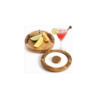 Planche à découper et support à <span class=keywords><strong>sel</strong></span> personnalisable Lovewood 3-<span class=keywords><strong>en</strong></span>-1 pour bars, accessoires de bar et bordure de <span class=keywords><strong>sel</strong></span> pour margaritas - Product Image 2