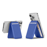 Portefeuille magnétique en cuir personnalisé OEM pour iPhone MagSafe, support de téléphone pliable, porte-cartes, fabrication en usine