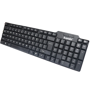 Günstiger USB-Tastatur mit Kabel, Business-Standard, Ergonomische Bürotastatur, Englisch-Arabische Sprachausgabe - Product Image 3