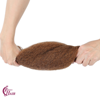 FH # 30 Trecce di Capelli Umani Afro Kinky per Dreadlocks, Riparazione Loc, Extension Dreadlock, Twists, Intrecci
