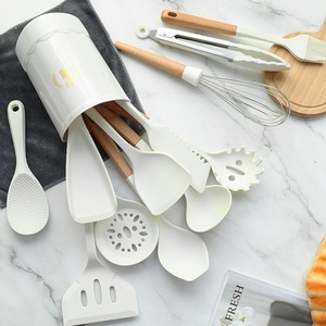 Ensemble de 13 ustensiles de cuisine, spatules et cuillères, outils de cuisine en silicone antiadhésif, ensemble d'ustensiles de cuisine - Product Image 4