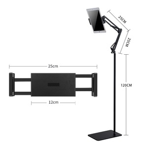 Muebles de sala de estar modernos económicos Soporte de suelo para teléfono móvil Carro de <span class=keywords><strong>TV</strong></span> universal con hardware funcional ajustable en altura - Product Image 1