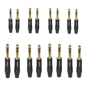 <span class=keywords><strong>Conector</strong></span> Macho TRS de 6.35mm de Cobre OFC <span class=keywords><strong>para</strong></span> <span class=keywords><strong>Guitarra</strong></span> Eléctrica, Mezclador, Altavoz AUX, Cable de Audio, <span class=keywords><strong>Conector</strong></span> de Cable, <span class=keywords><strong>Conector</strong></span> de Audio Estéreo de 1/4 de Pulgada - Product Image 1