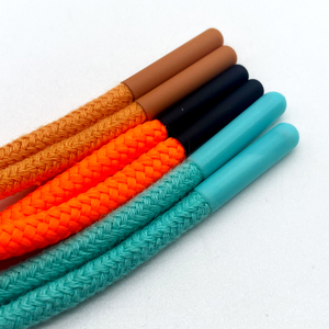 Cordon de serrage personnalisé d'usine avec logo personnalisé cordes de vêtements cordon de serrage à capuche rond corde de coton en gros pour vêtement - Product Image 5