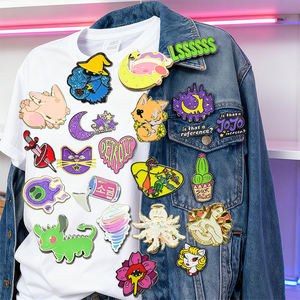 漫画動物ブローチラペルバッジ金属エナメルピン - Product Image 6