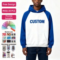 Sudadera con Capucha para Hombre, Estilo Heavyweight, Personalizada, 420 g/m², 100% Algodón, Manga Raglán, Estampado Desgastado, Corte Ajustado, Felpa de Algodón