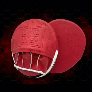 Solid Color Genuine Leather Fabric Boxing <b>Focus</b> <b>Pads</b> for Muay Thai Custom Size Reasonable Price No Boxing no Life <b>Focus</b> Mitts - Product Image 1