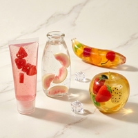 Jouets anti-stress Vaseline Fruit Squishies, modulables, en huile de coco, pomme, banane, bouteille de dentifrice réaliste, faits à la main, balles anti-stress